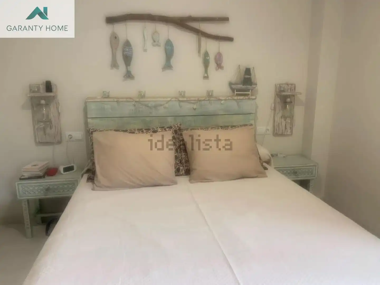 Schlafzimmer von Wohnung zur Miete in Málaga mit Klimaanlage, Privatgarten und Balkon