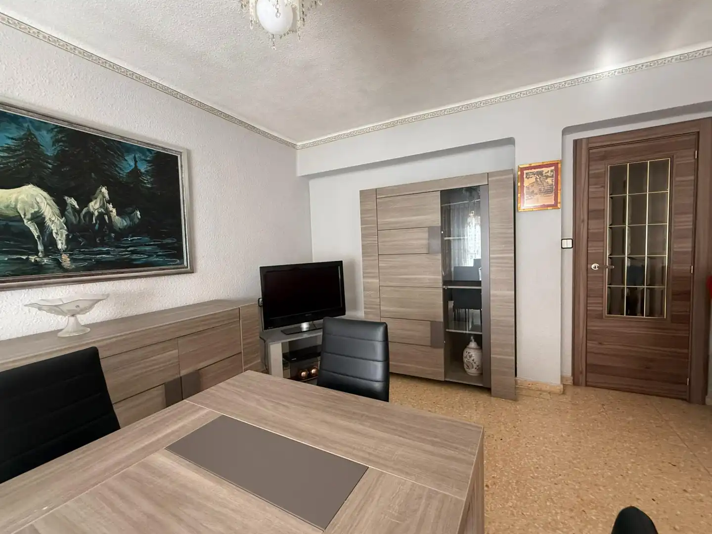 Living room of Flat for sale in Benetússer  with Air Conditioner, Heating and Balcony