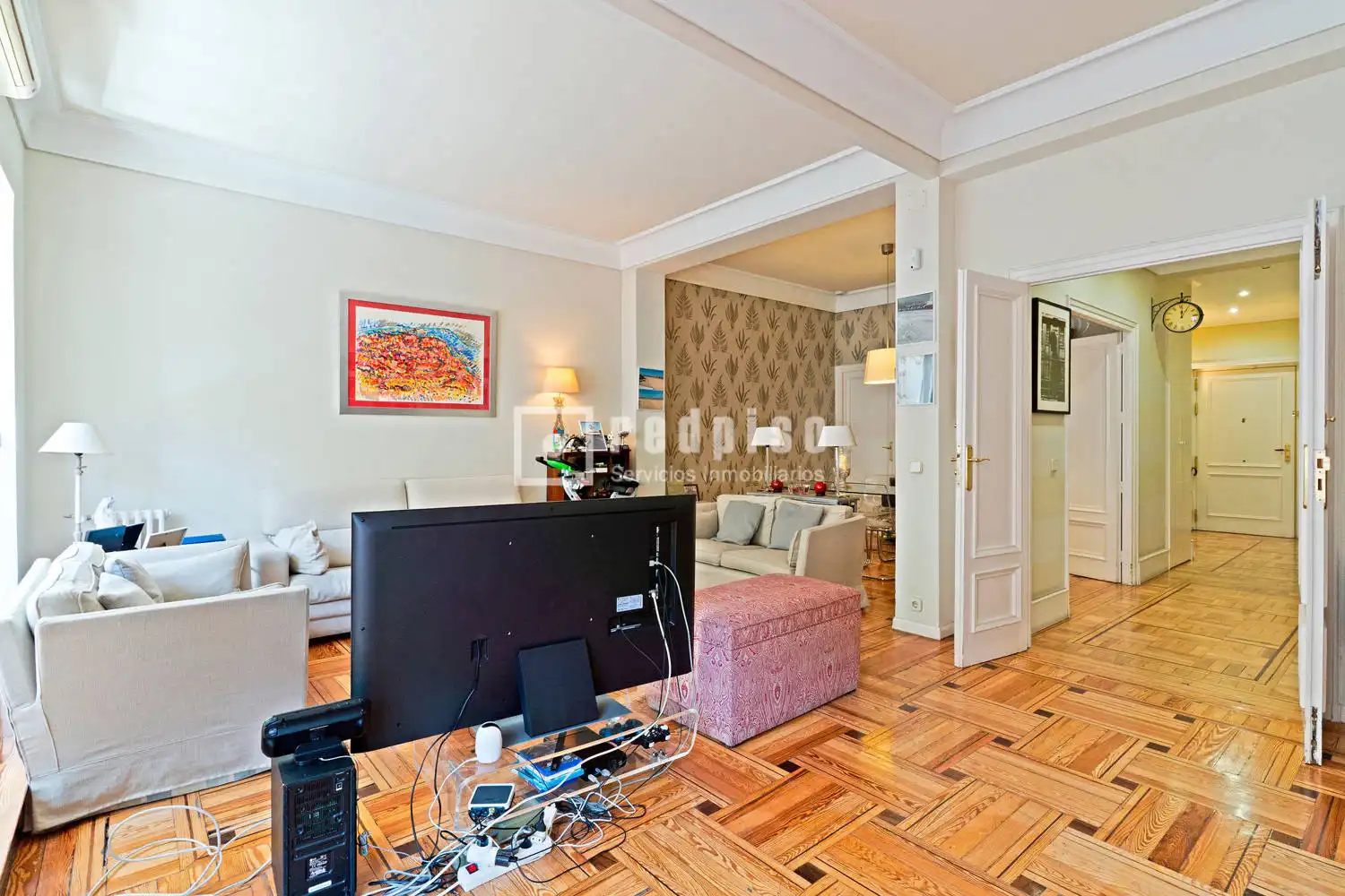 Sala de estar de Piso en venta en Madrid con Aire acondicionado, Calefacción y Terraza
