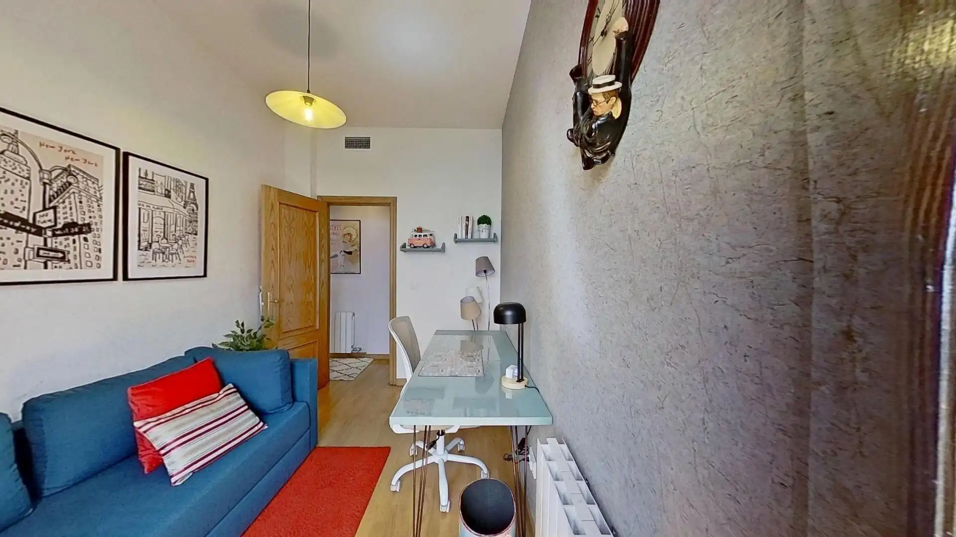 Wohnzimmer von Wohnung zur Miete in Granada mit Klimaanlage, Heizung und Möbliert