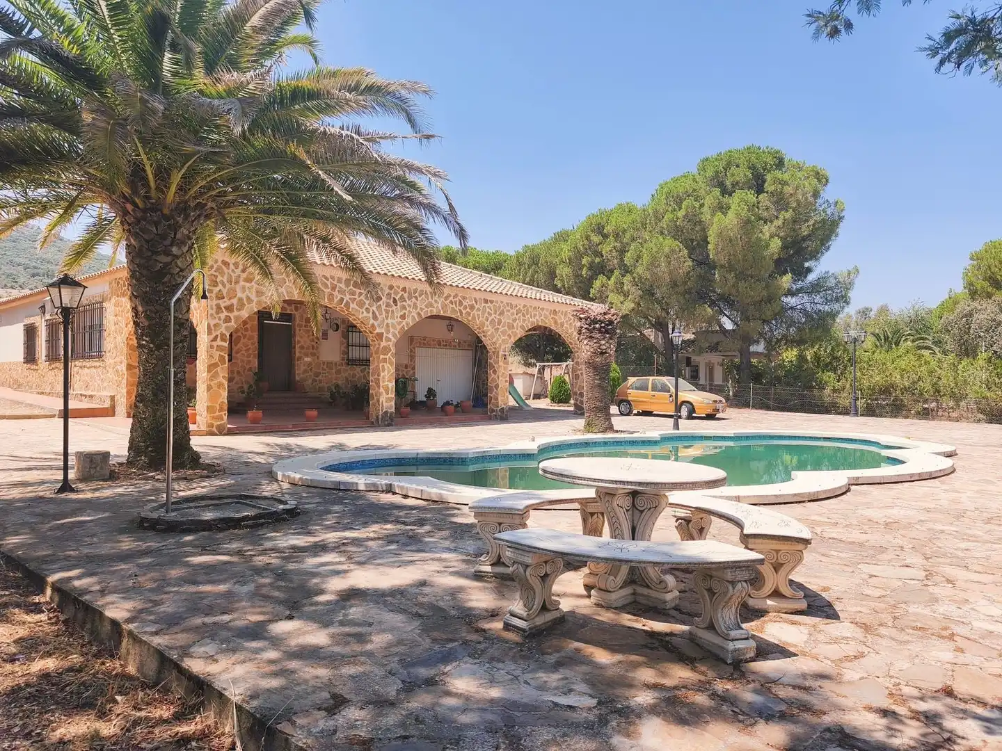 Piscina de Casa o xalet en venda en Brazatortas amb Aire condicionat, Calefacció i Jardí privat