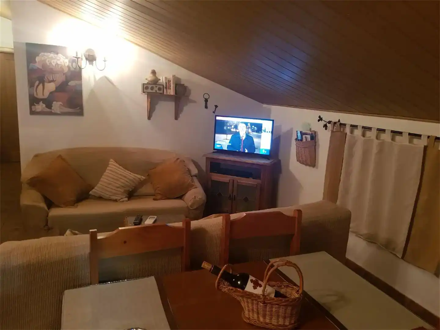 Sala d'estar de Àtic en venda en Cuevas del Campo amb Aire condicionat, Traster i Moblat