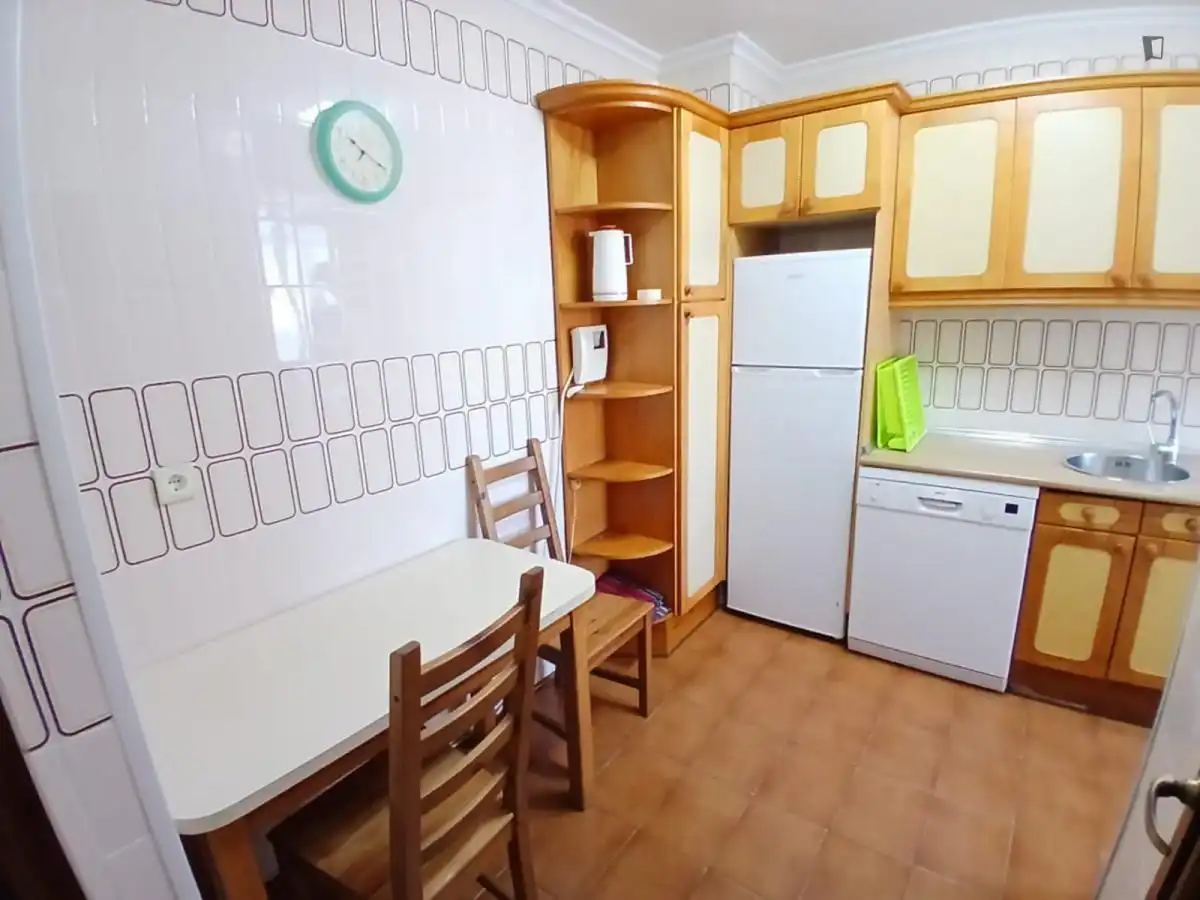 Cuina de Apartament per a compartir en Valladolid amb Moblat, Forn i Rentadora