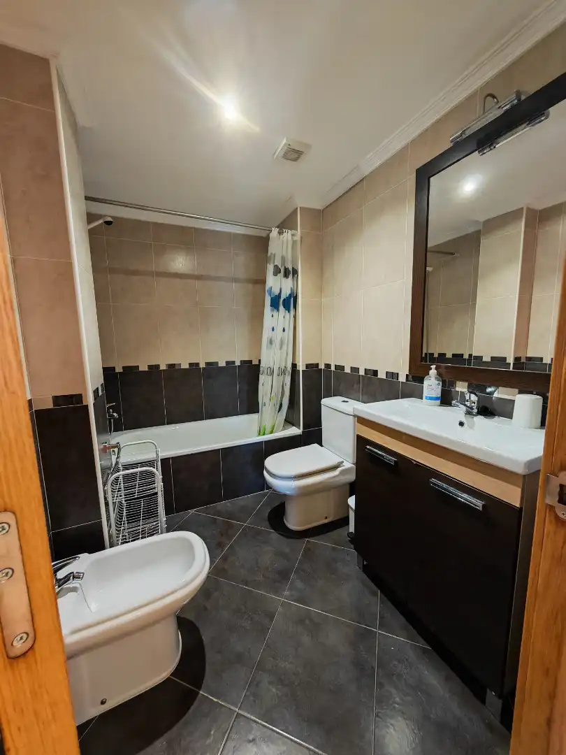 Bathroom of Apartments for rent in Fisterra  with Furnished, Oven and Washing machine