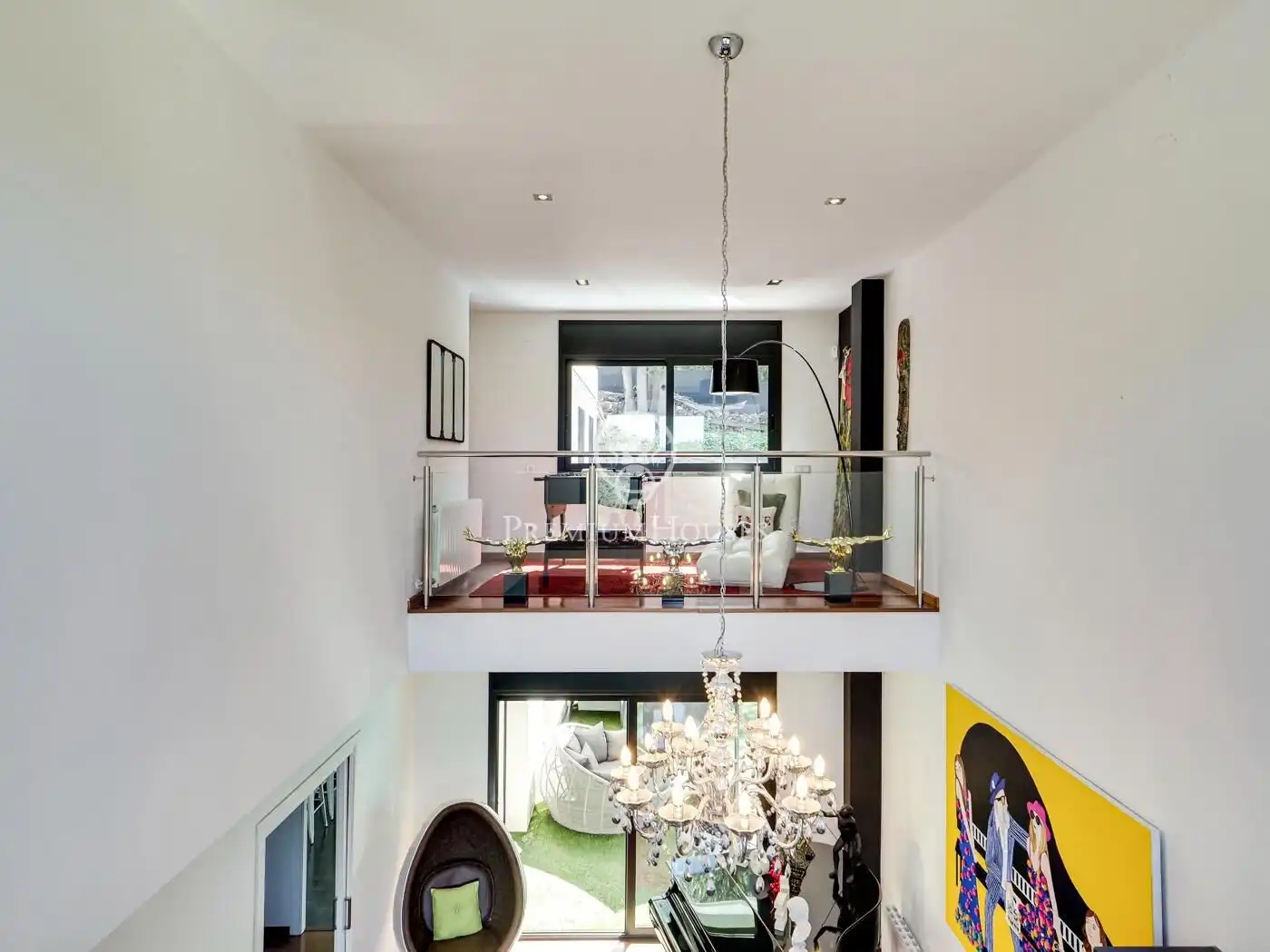 Sala de estar de Casa o chalet en venta en Barcelona con Aire acondicionado, Jardín privado y Terraza