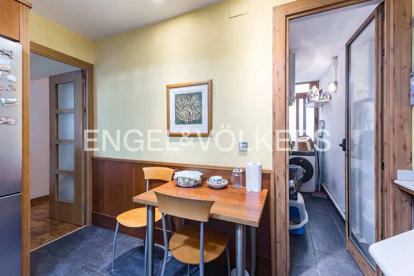 Dining room of Flat for sale in Barcelona  with Air Conditioner, Heating and Parquet flooring