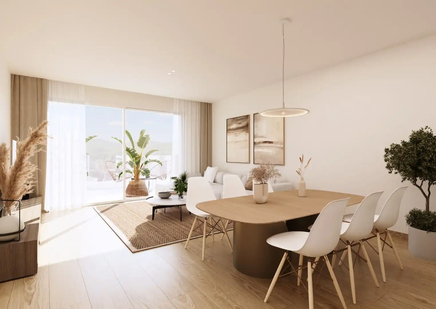 Sala de estar de Apartamento en venta en Cartagena con Aire acondicionado, Calefacción y Jardín privado