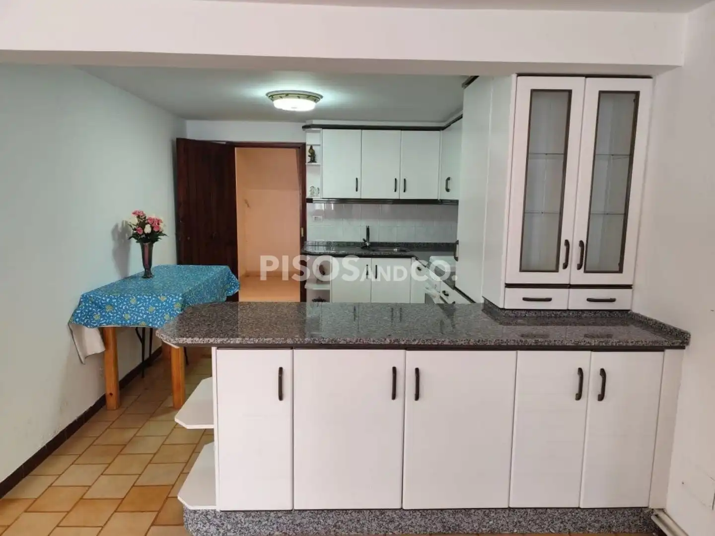 Kitchen of Houses for sale in A Coruña Capital   with Heating, Terrace and Furnished