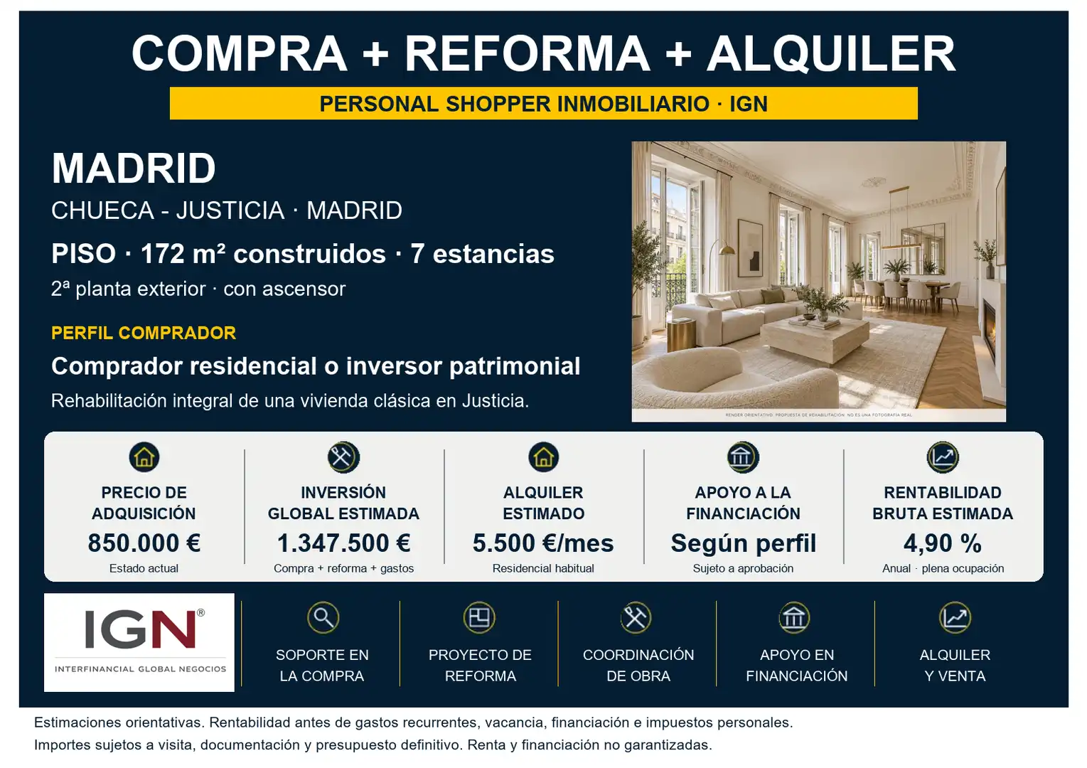 Piso con ascensor en venta en Centro