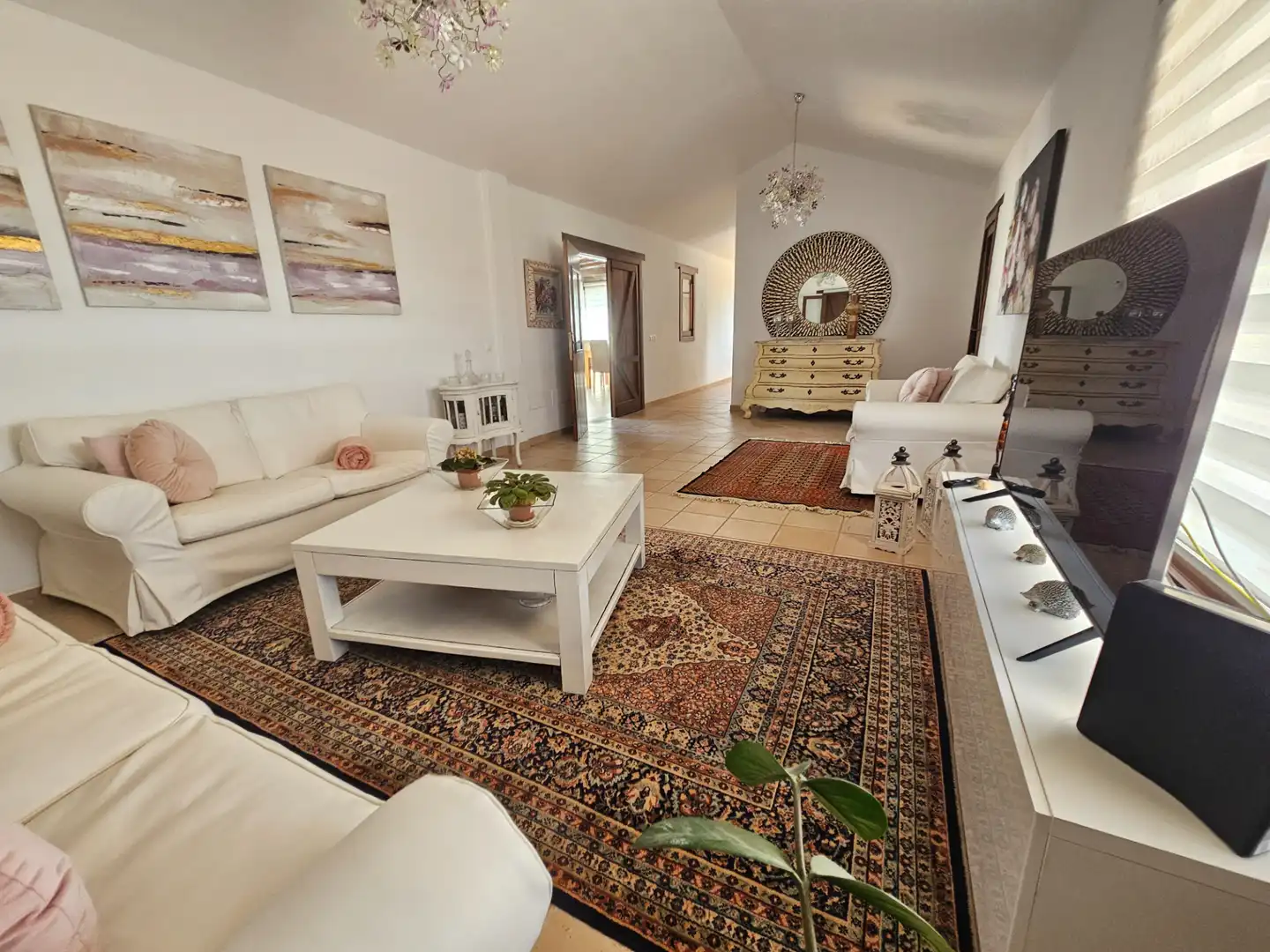 Sala d'estar de Casa o xalet en venda en Tuineje amb Jardí privat, Terrassa i Traster