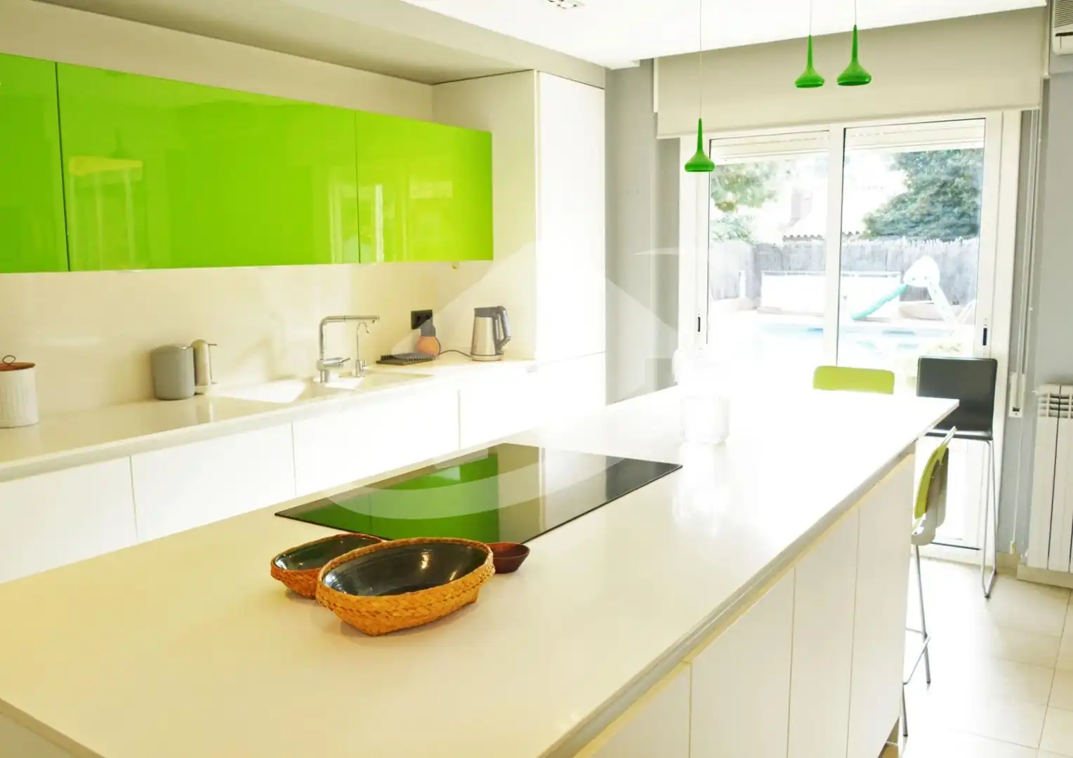 Cocina de Casa o chalet en venta en Sant Quirze del Vallès con Aire acondicionado, Calefacción y Jardín privado