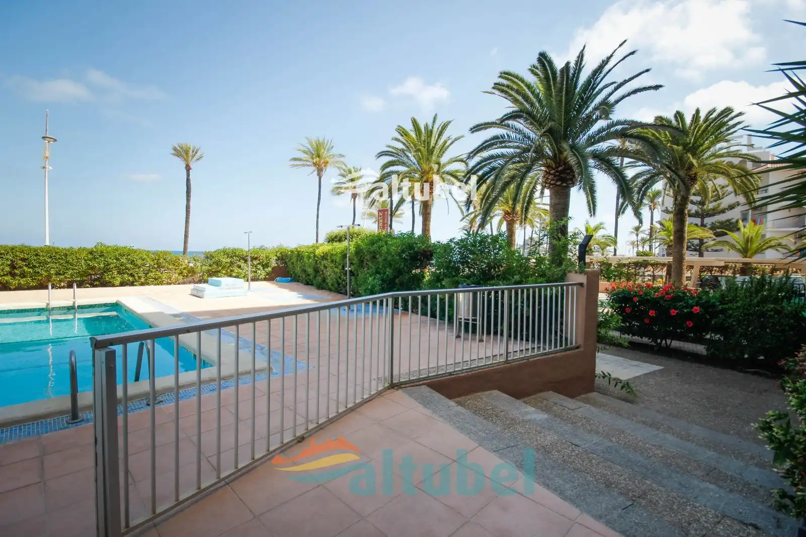 Garten von Dachboden zum Verkauf in Peñíscola / Peníscola mit Terrasse, Schwimmbad und Möbliert