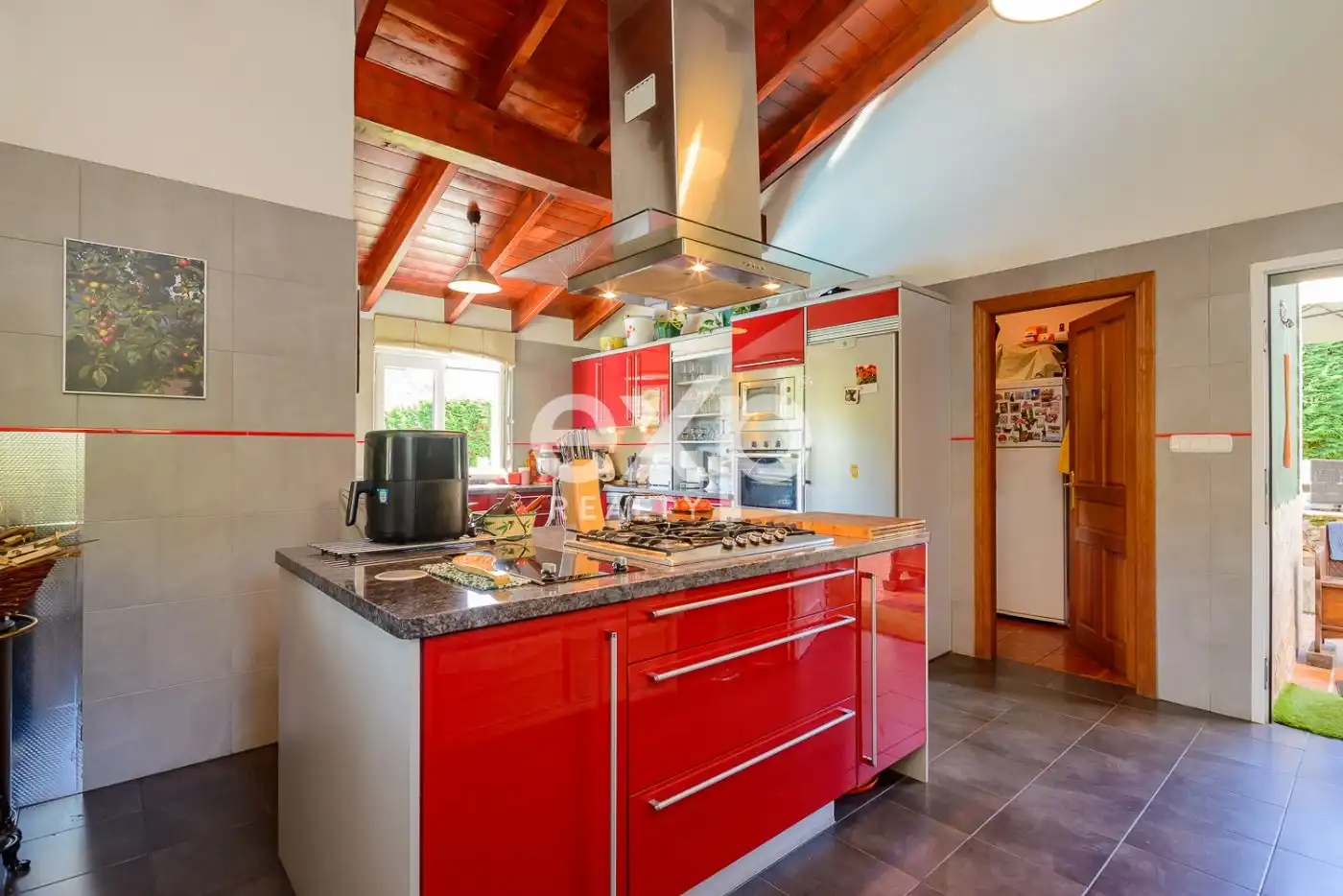Kitchen of Houses for sale in Langreo  with Heating, Private garden and Swimming Pool