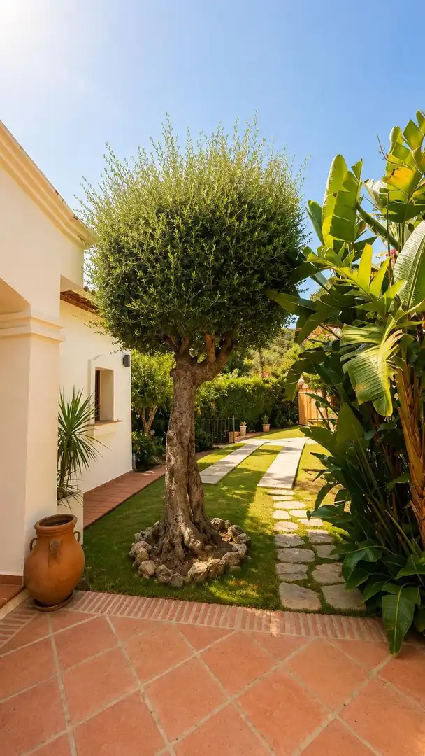 Jardí de Casa o xalet de lloguer en Milla de Oro