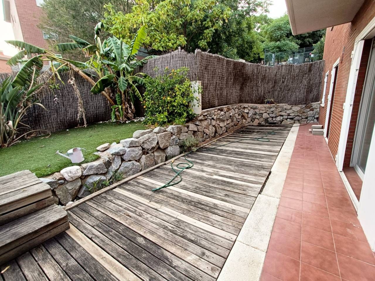 Terrace of Flat for sale in Santa Coloma de Gramenet  with Heating, Private garden and Terrace