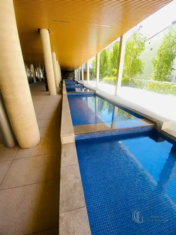 Piscina de Piso de alquiler en Madrid con Aire acondicionado, Calefacción y Jardín privado