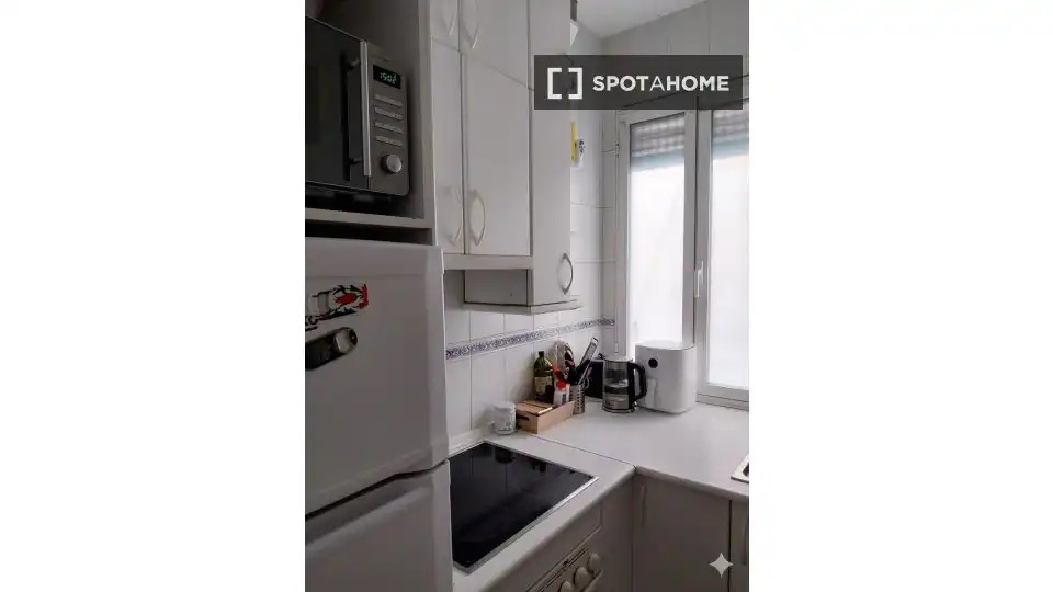 Kitchen of Flat for share in Madrid  with Air Conditioner, Heating and Terrace