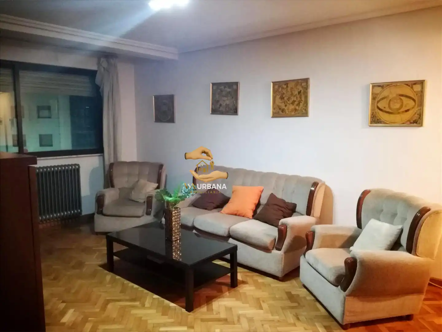 Wohnzimmer von Wohnung zum Verkauf in Salamanca mit Heizung, Möbliert und Balkon