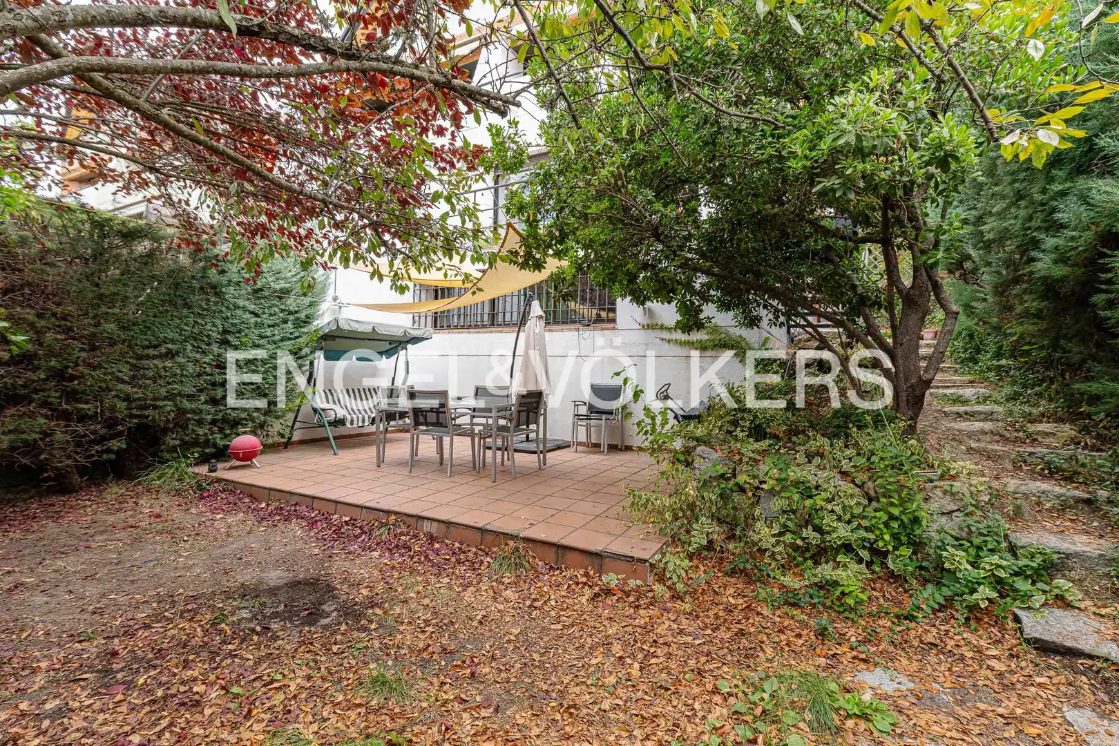 Terrace of Detached homes for sale in Torrelodones  with Air Conditioner, Heating and Private garden
