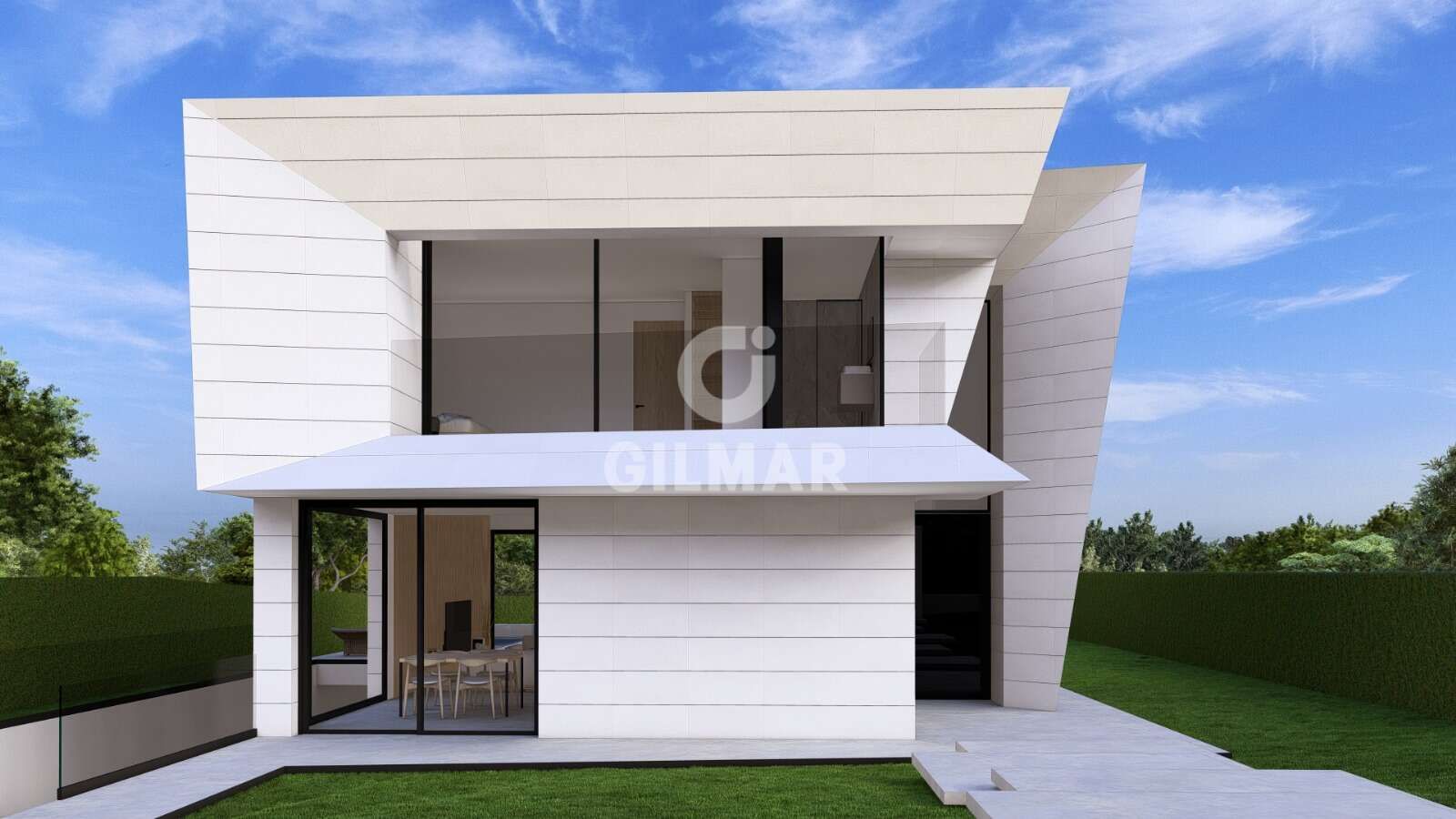 Vista exterior de Casa o xalet en venda en Boadilla del Monte amb Calefacció, Jardí privat i Piscina