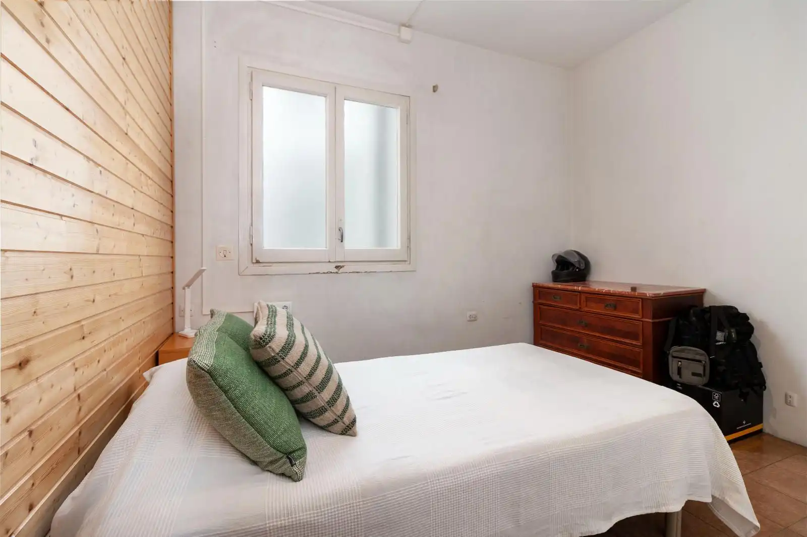 Schlafzimmer von Wohnung zum Verkauf in Sabadell mit Heizung, Parkett und Terrasse