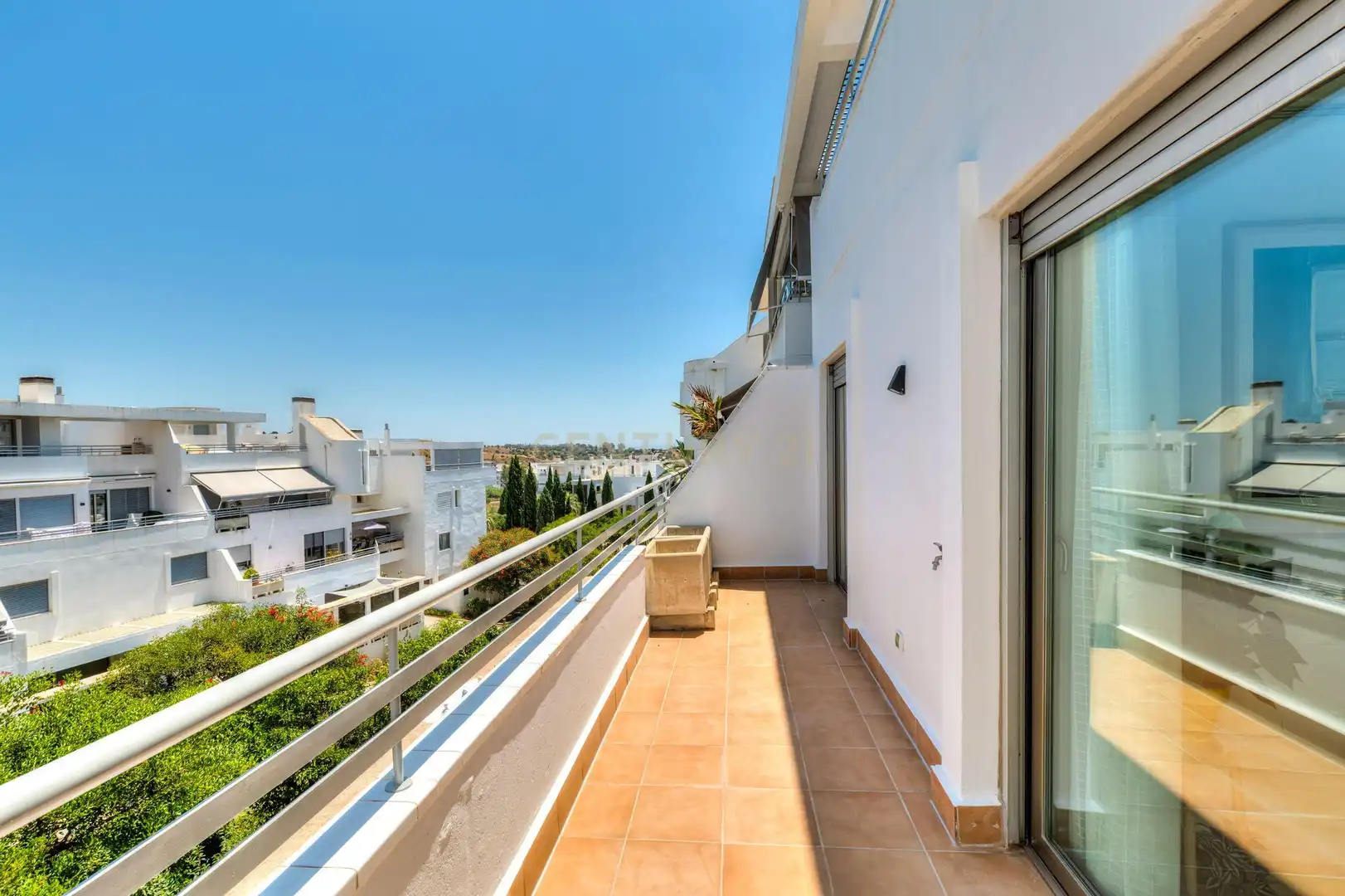 Terrace of Apartments for sale in Mijas  with Air Conditioner and Swimming Pool