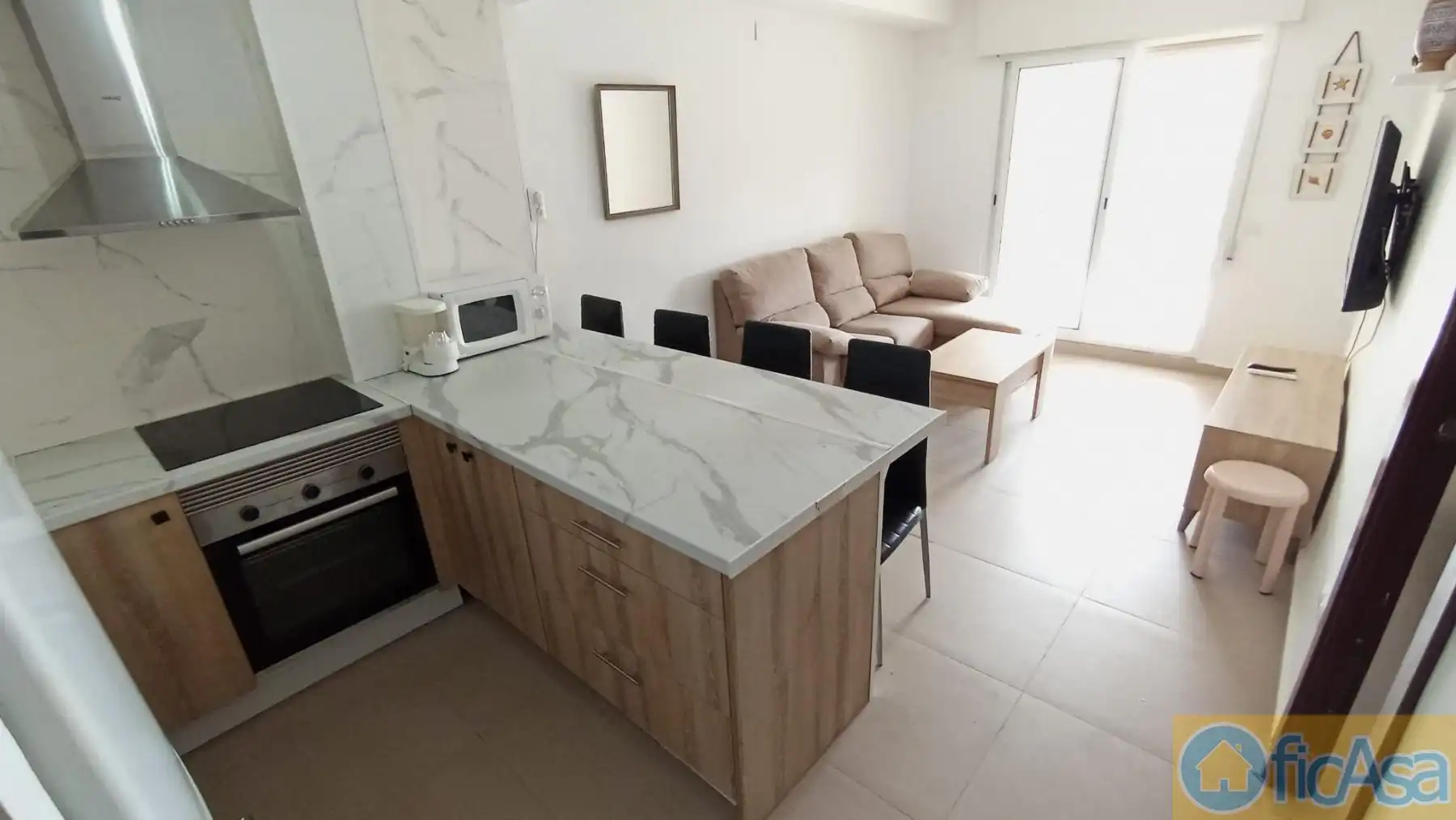 Cocina de Apartamento en venta en Oropesa del Mar / Orpesa con Aire acondicionado, Calefacción y Terraza