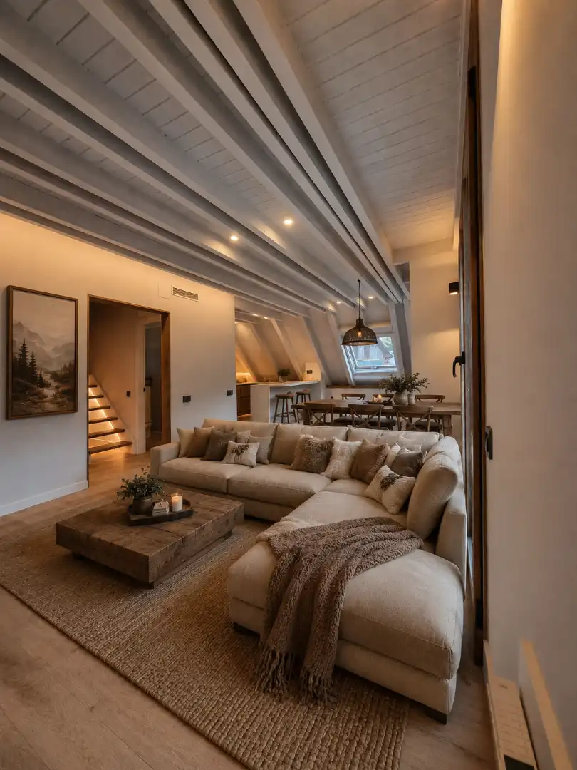 Sala de estar de Piso en venta en Vielha e Mijaran con Aire acondicionado, Calefacción y Parquet