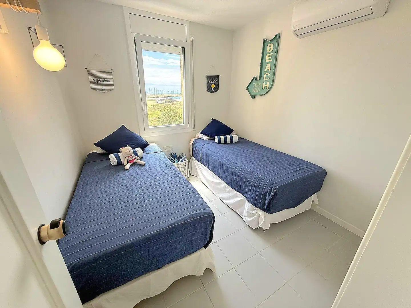 Schlafzimmer von Wohnungen zum Verkauf in Calafell mit Klimaanlage, Heizung und Privatgarten