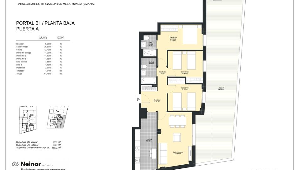 Foto 1 de Piso en venta en Calle Lauaxeta Olerkari, Mungia, Bizkaia