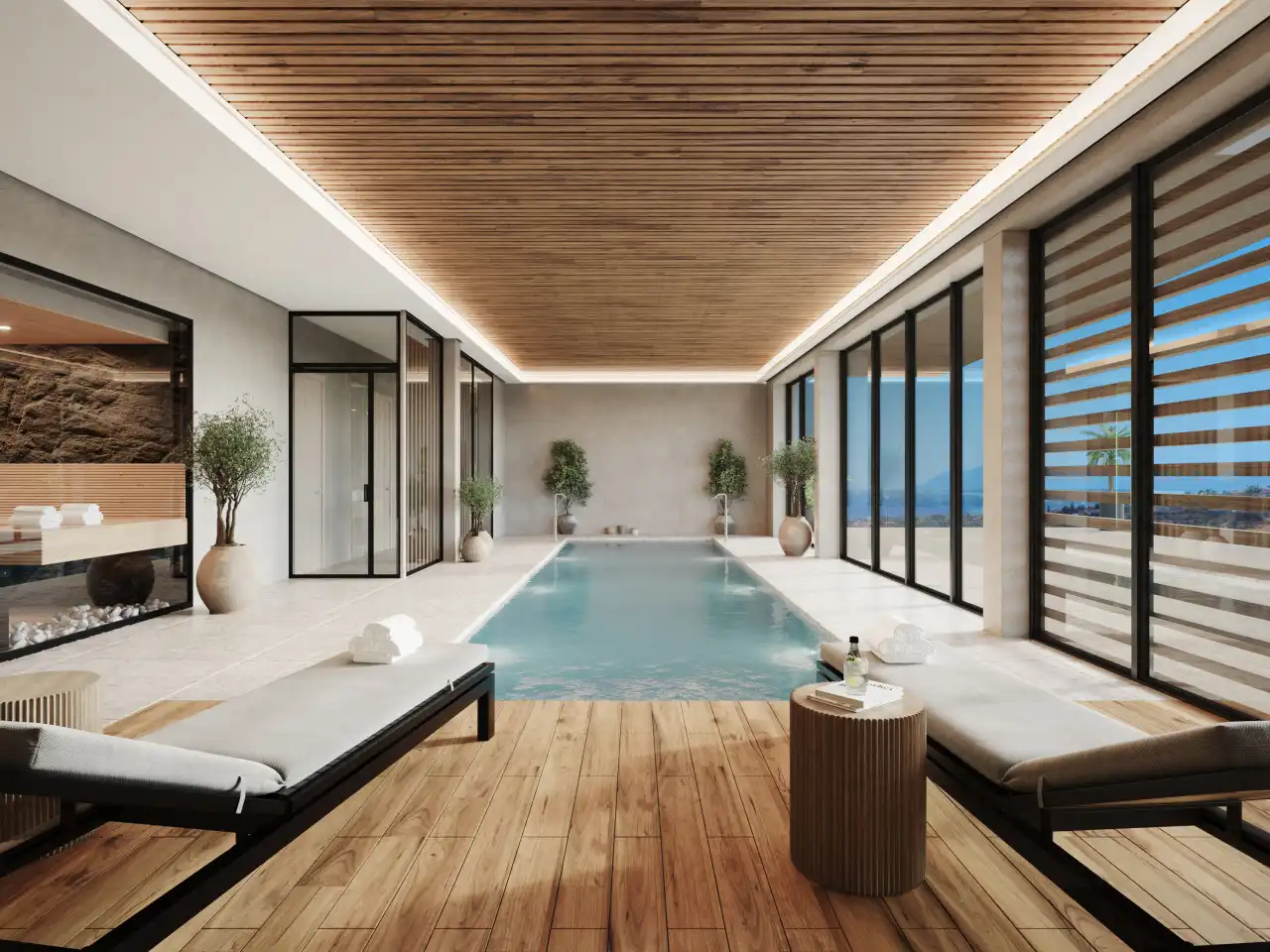 Piscina de Casa o chalet en venta en Marbella con Aire acondicionado, Calefacción y Jardín privado