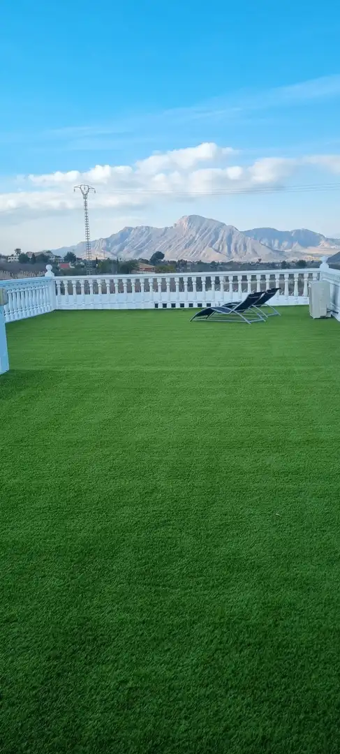 Terrassa de Casa o xalet en venda en Hondón de los Frailes amb Jardí privat, Terrassa i Traster