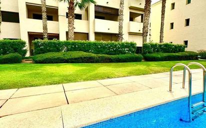 Swimming pool of Apartment for sale in San Javier  with Air Conditioner, Private garden and Terrace