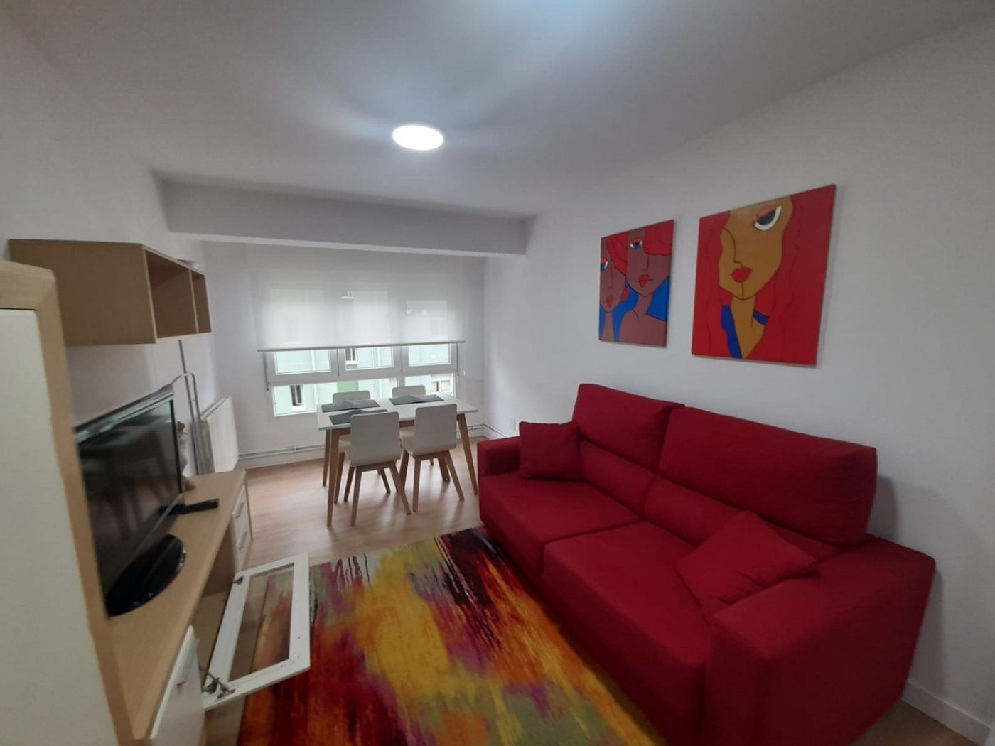 Living room of Flat to rent in Santander  with Heating
