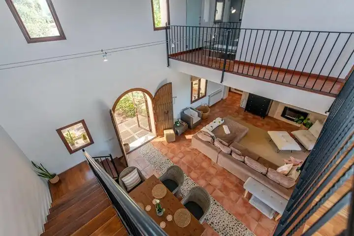 Sala d'estar de Finca rústica en venda en Felanitx amb Aire condicionat, Jardí privat i Terrassa