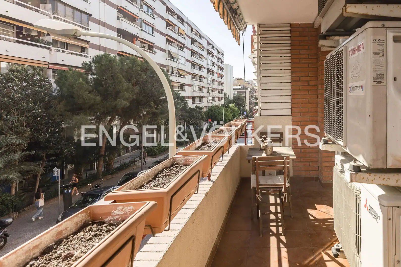 Balcony of Flat for sale in Barcelona  with Air Conditioner, Heating and Furnished