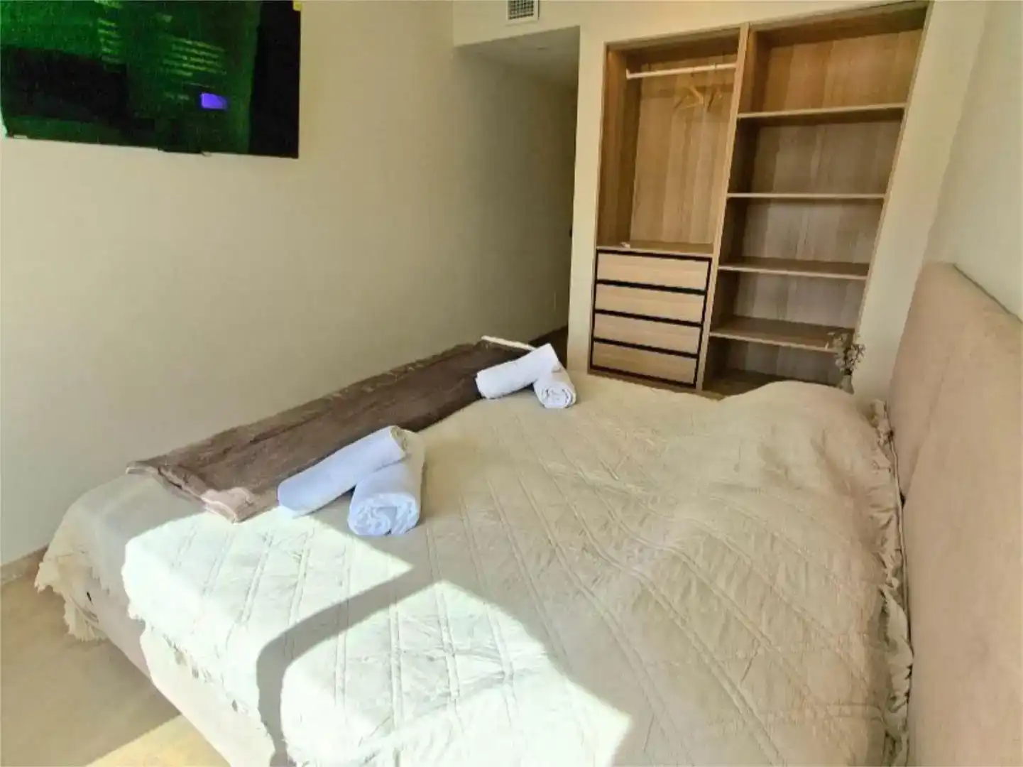 Bedroom of Flat for sale in Manilva  with Air Conditioner and Swimming Pool