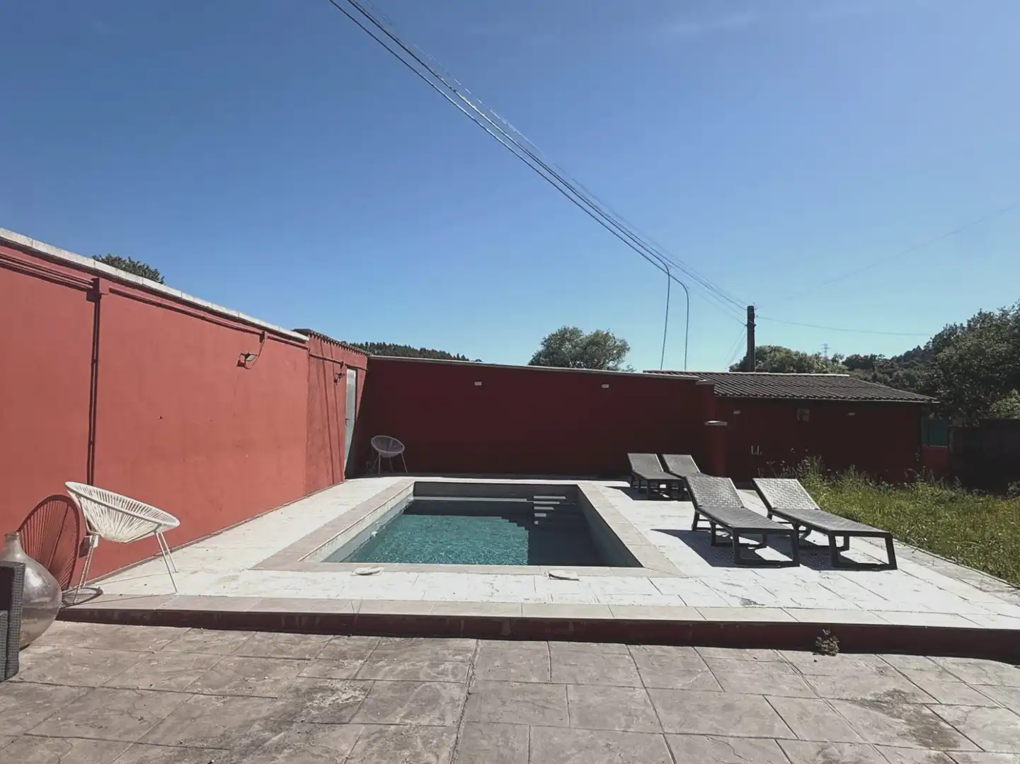 Piscina de Casa o chalet en venta en Castrillón con Calefacción, Jardín privado y Piscina