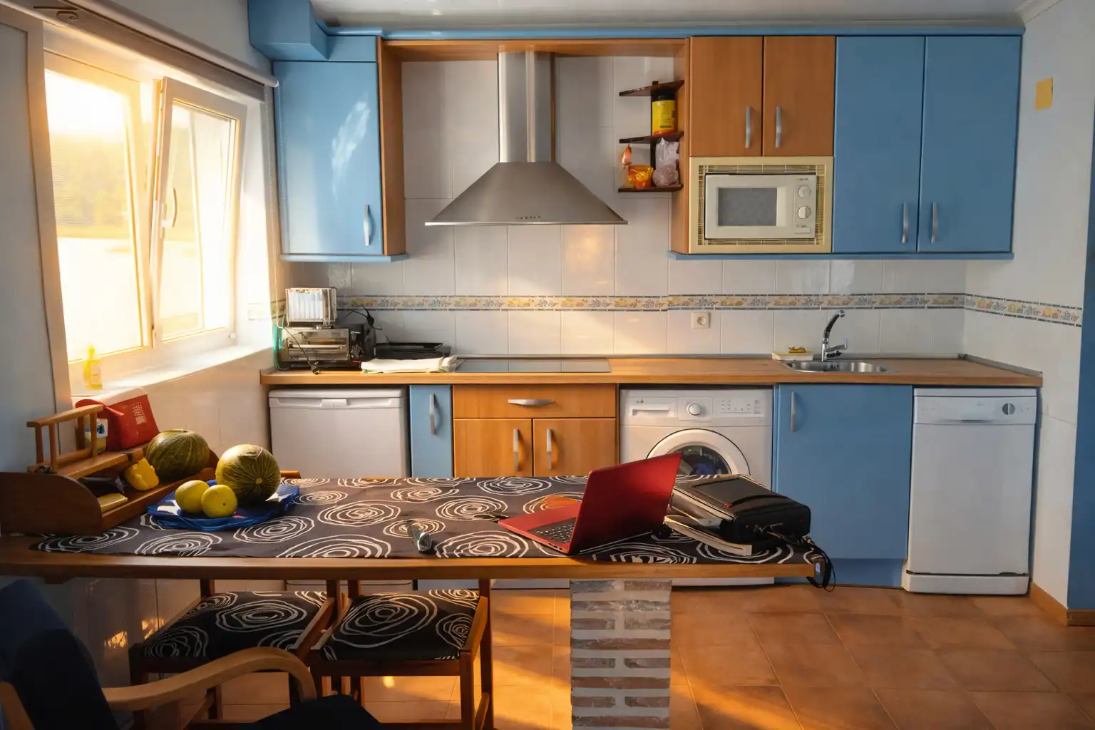 Küche von Wohnung zur Miete in Miengo mit Heizung, Terrasse und Möbliert