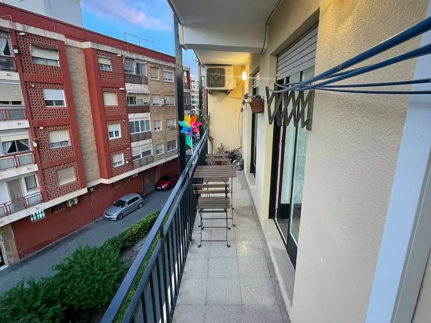 Balcony of Flat for rent in Valencia  with Air Conditioner, Heating and Terrace