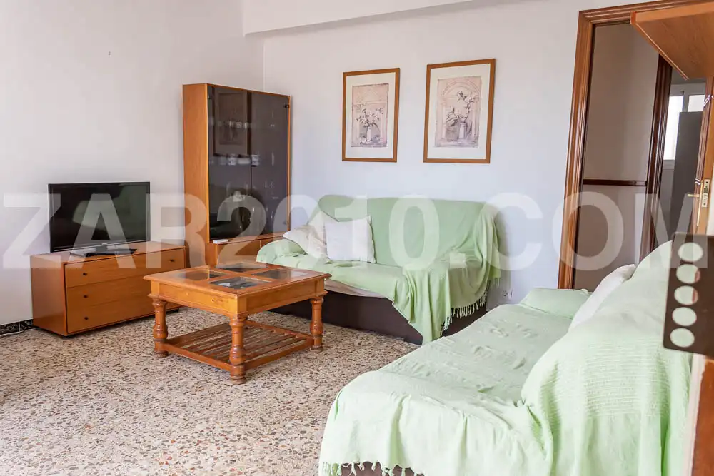 Sala de estar de Piso en venta en Garrucha con Terraza, Amueblado y Horno