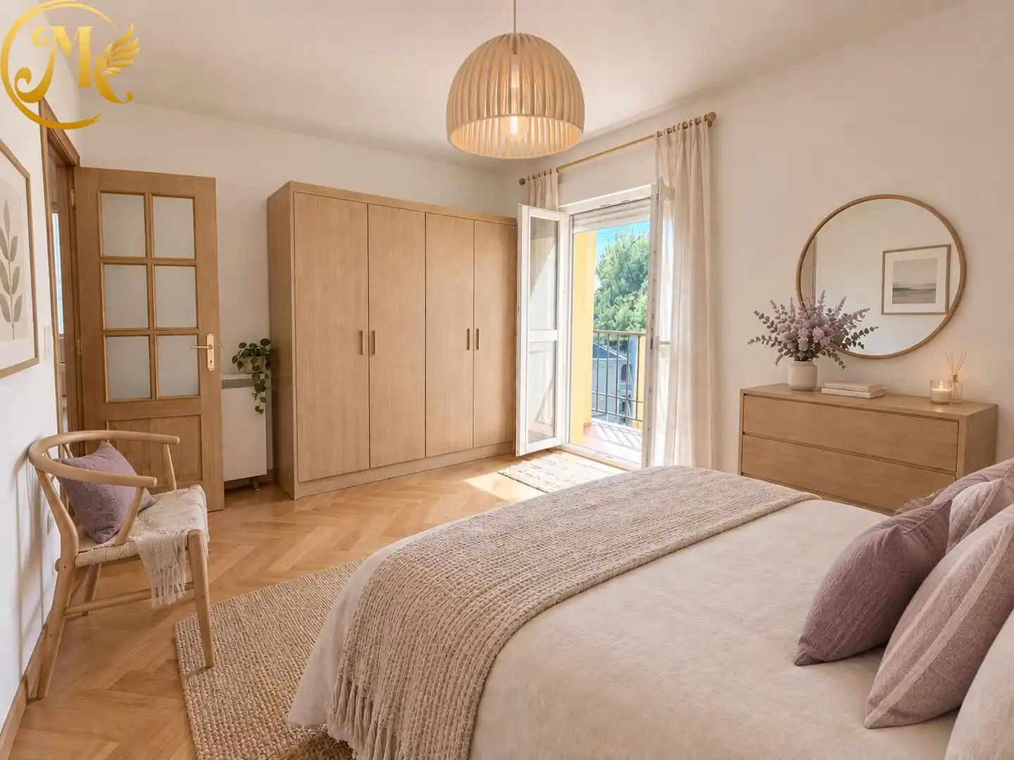 Bedroom of Flat for sale in Los Castros