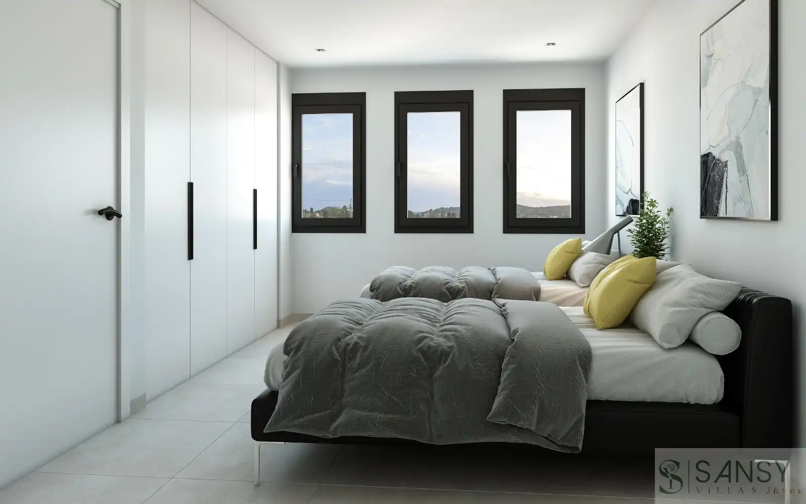 Bedroom of Houses for sale in Teulada  with Air Conditioner, Heating and Community pool