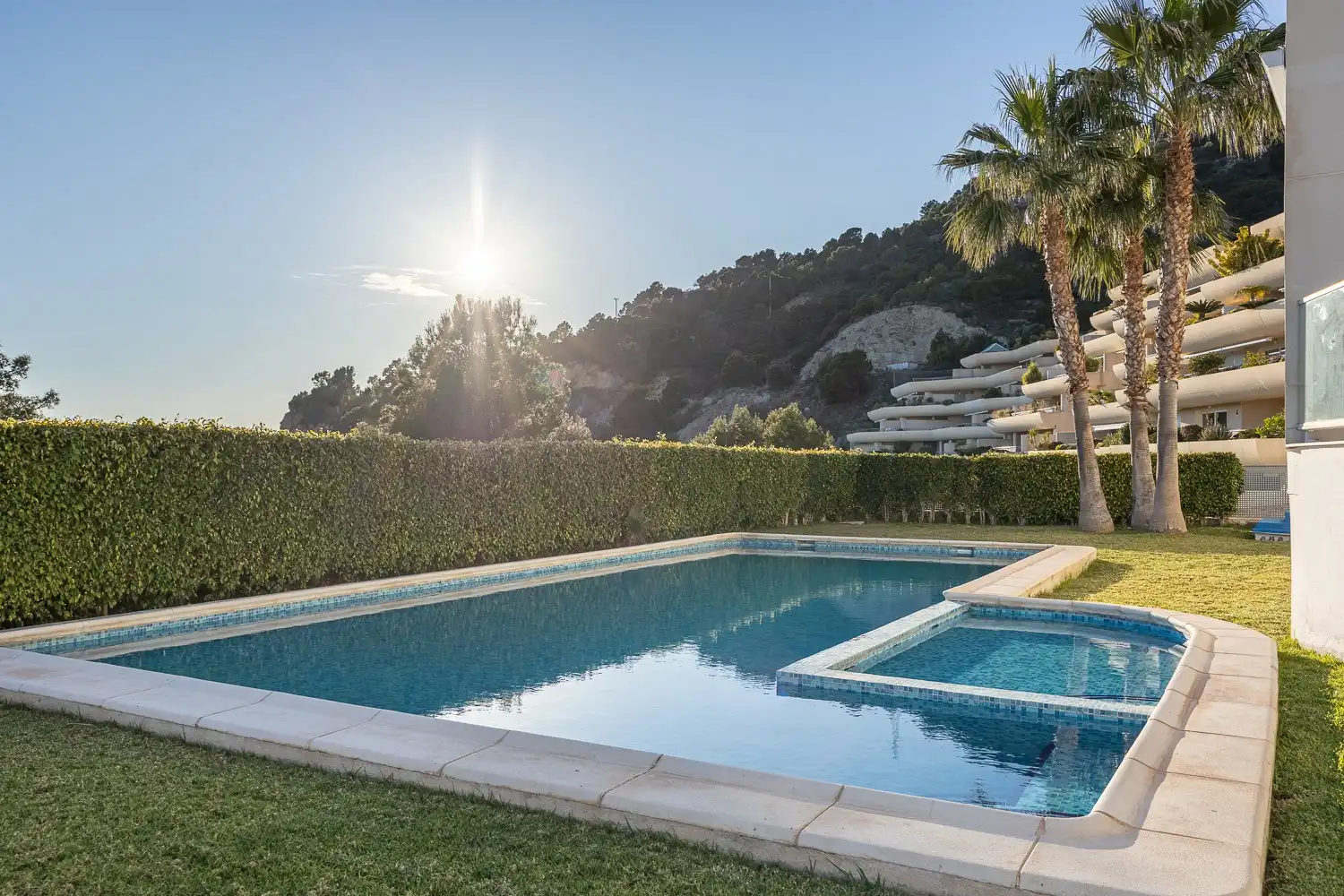 Piscina de Apartamento en venta en Altea con Aire acondicionado, Calefacción y Terraza