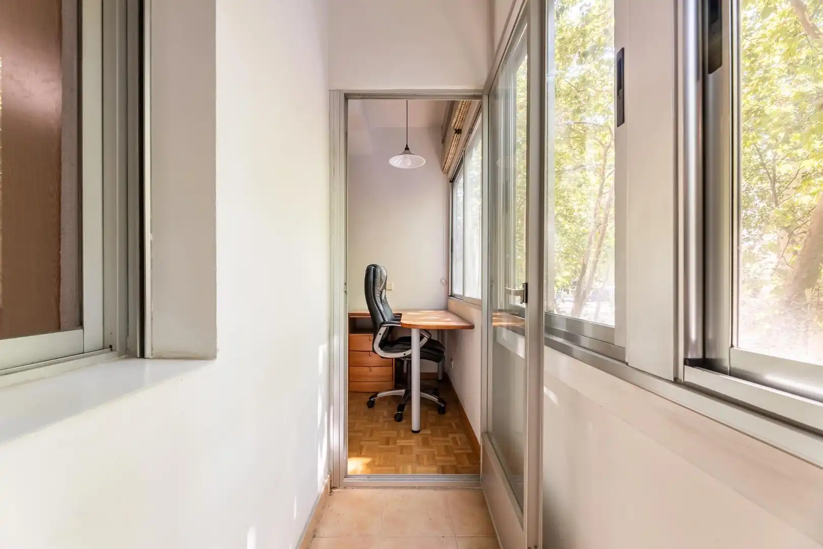 Terraza de Piso en venta en Madrid con Calefacción, Parquet y Balcón