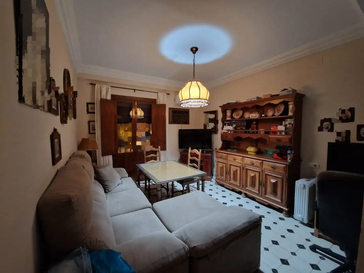 Sala de estar de Casa o chalet en venta en Lora del Río con Aire acondicionado, Calefacción y Terraza