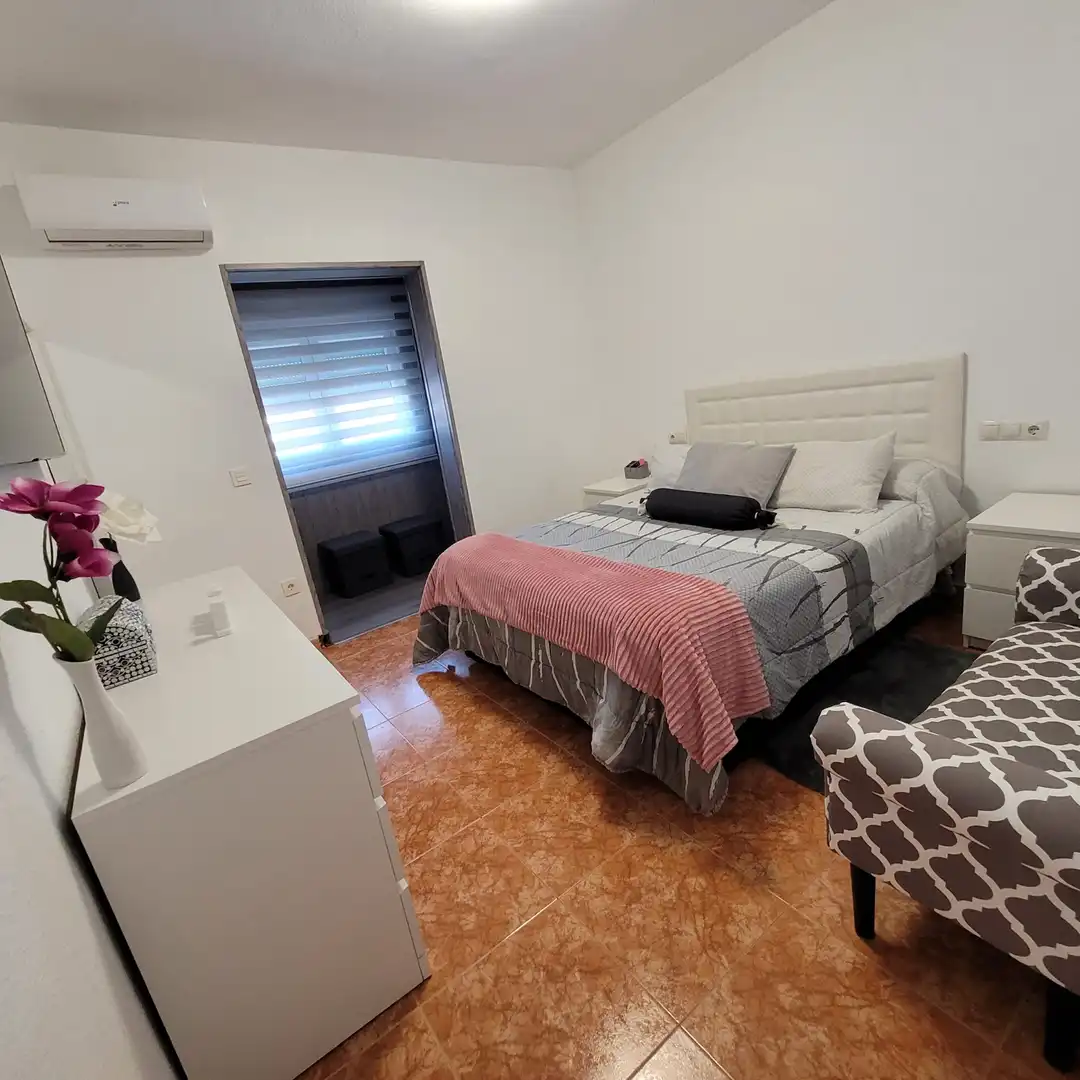Bedroom of Houses for sale in Roquetas de Mar  with Air Conditioner, Terrace and Storage room