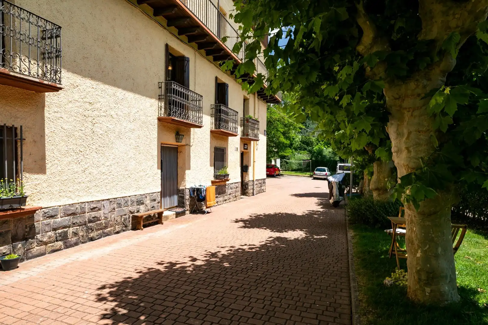 Vista exterior de Pis en venda en Villanúa amb Calefacció, Traster i Moblat