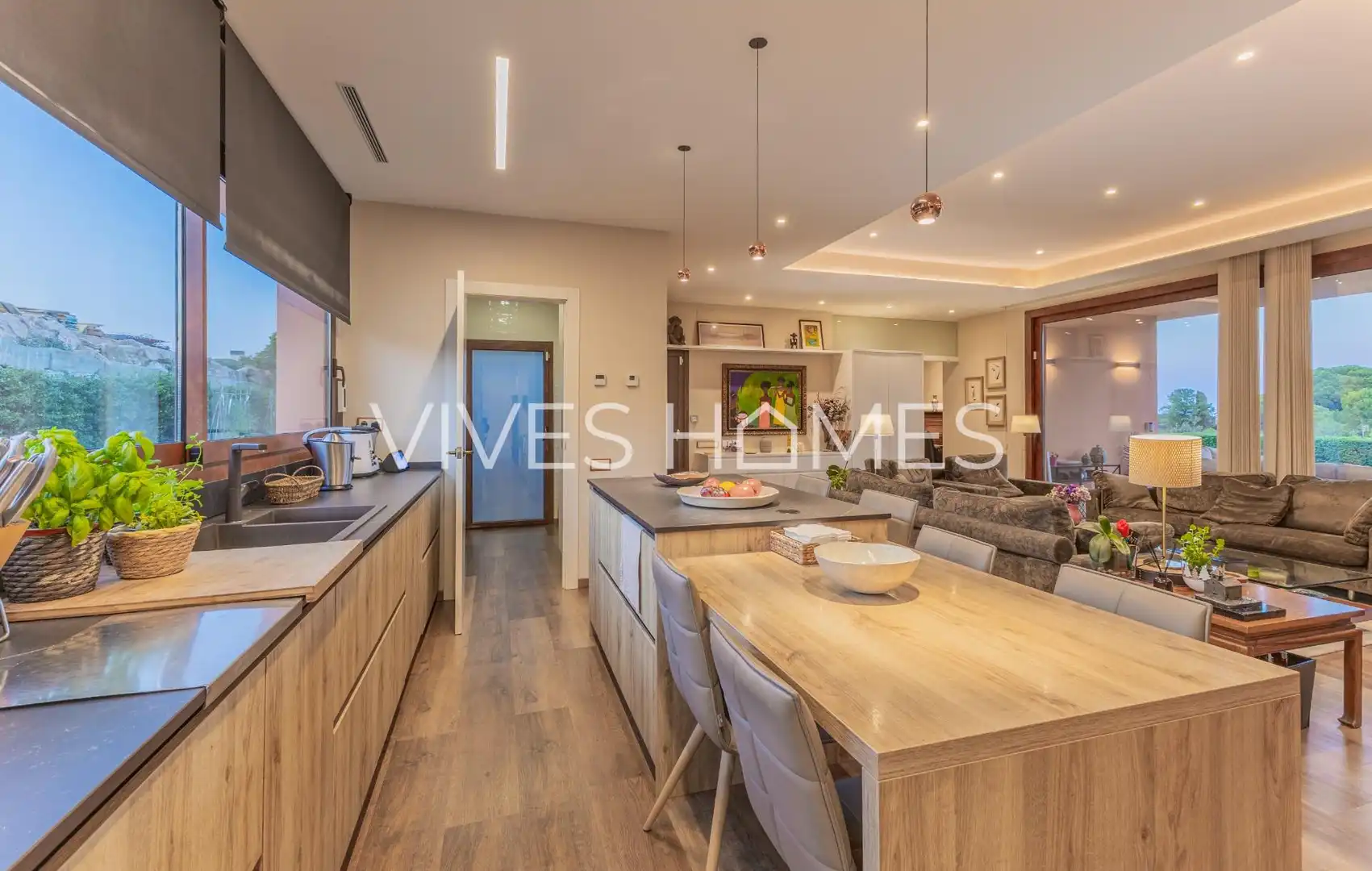 Cocina de Casa o chalet en venta en Sant Vicenç de Montalt con Aire acondicionado, Calefacción y Jardín privado