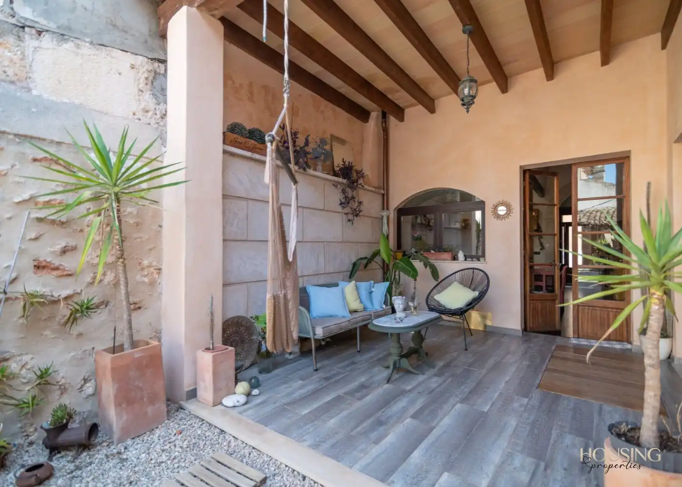 Terraza de Casa adosada en venta en Campos poble